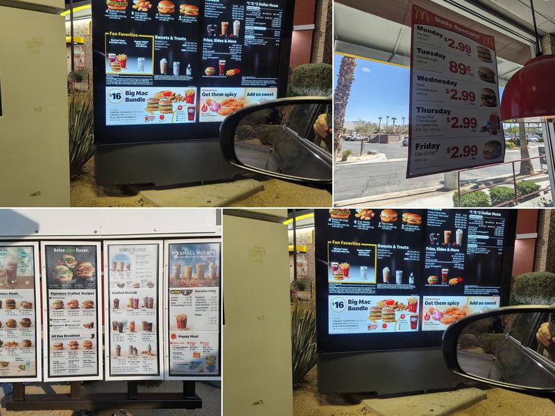 McDonald's Menu