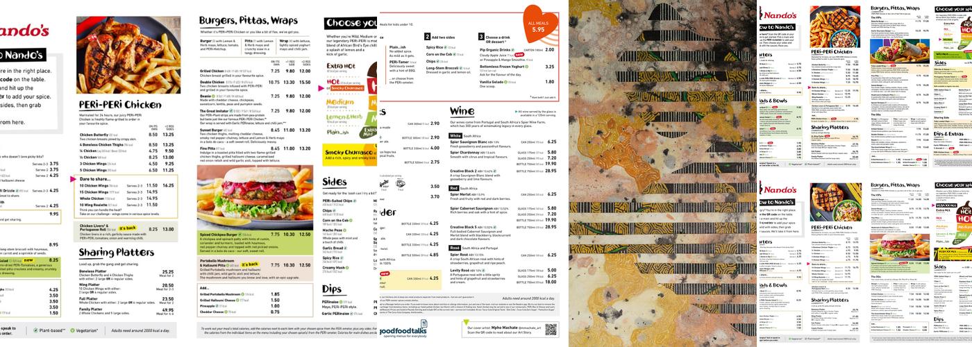 Nando's Walton-on-Thames Menu