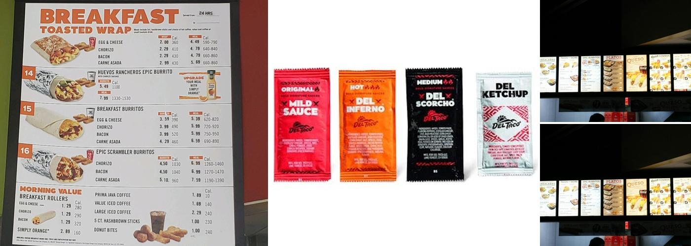 Del Taco Menu