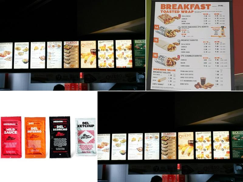 Del Taco Menu