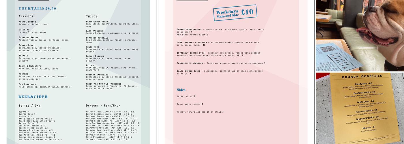 Wilson's Social Menu