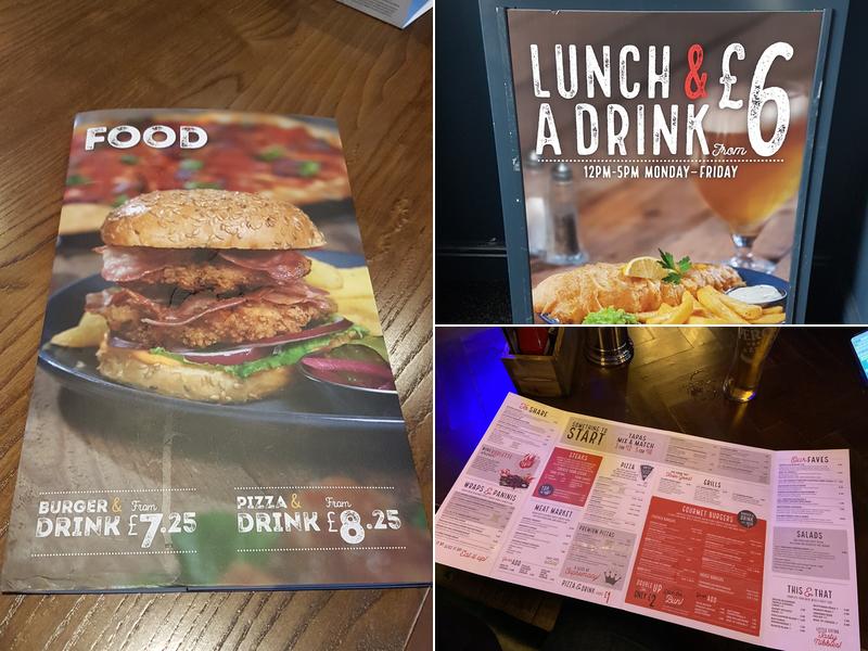 Harley Sheffield Menu