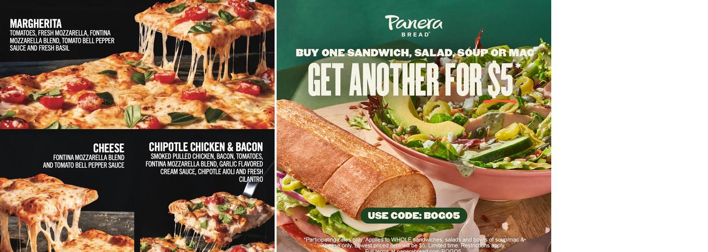 Panera Bread Menu
