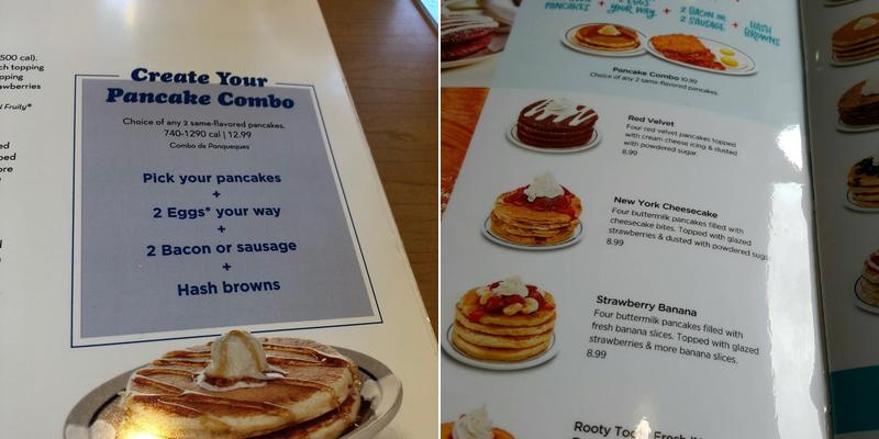 IHOP Menu