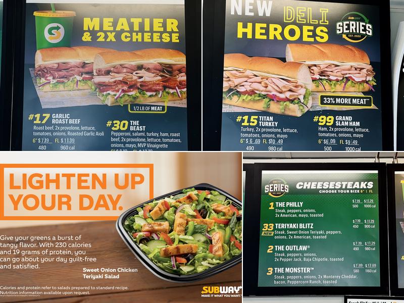 Subway Rancho Santa Margarita Menu