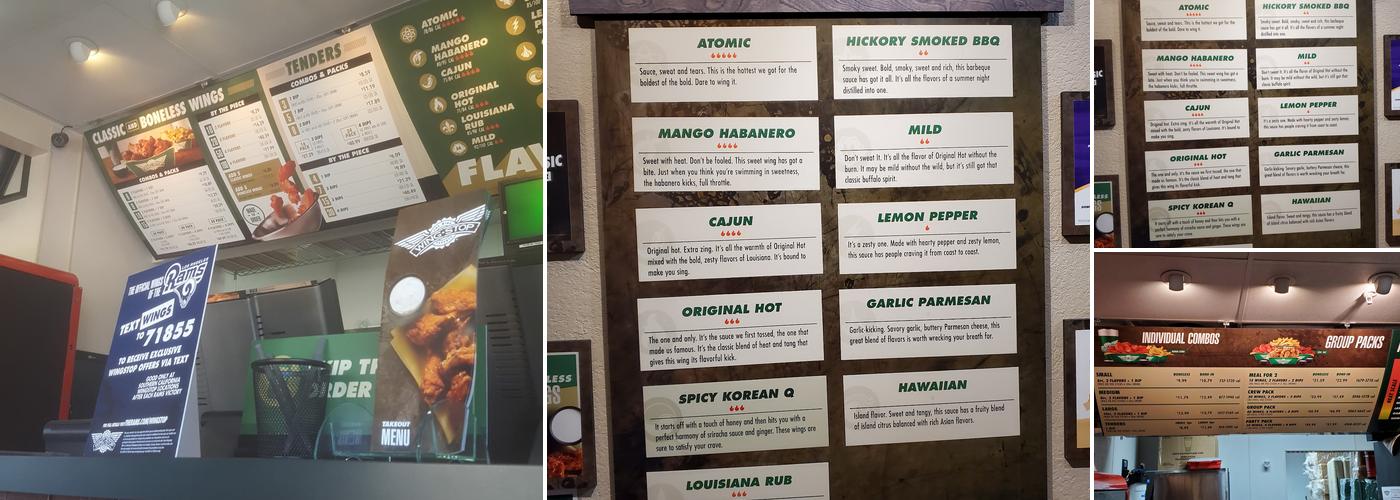 Wingstop Menu