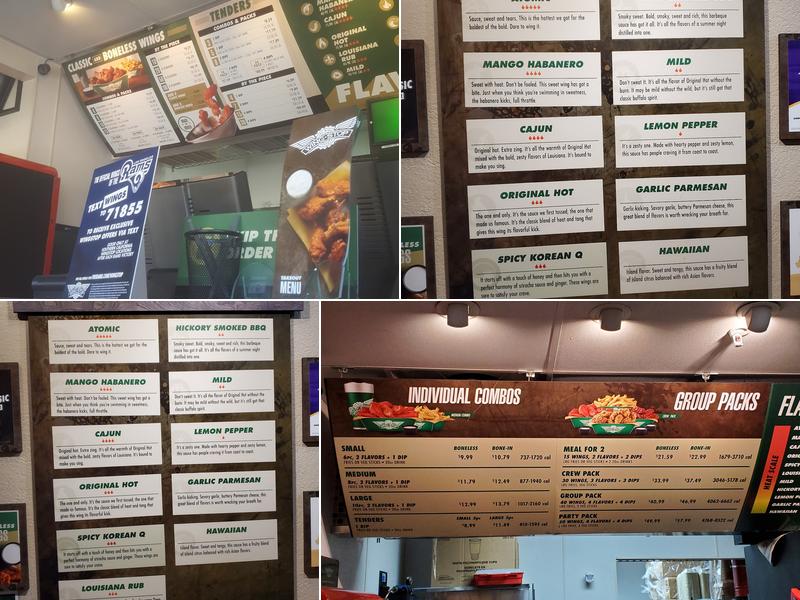 Wingstop Menu
