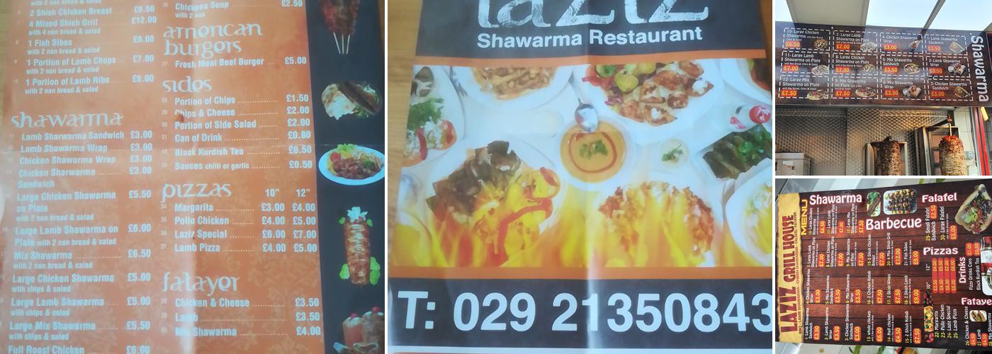 Laziz Shawarma Restaurant Menu