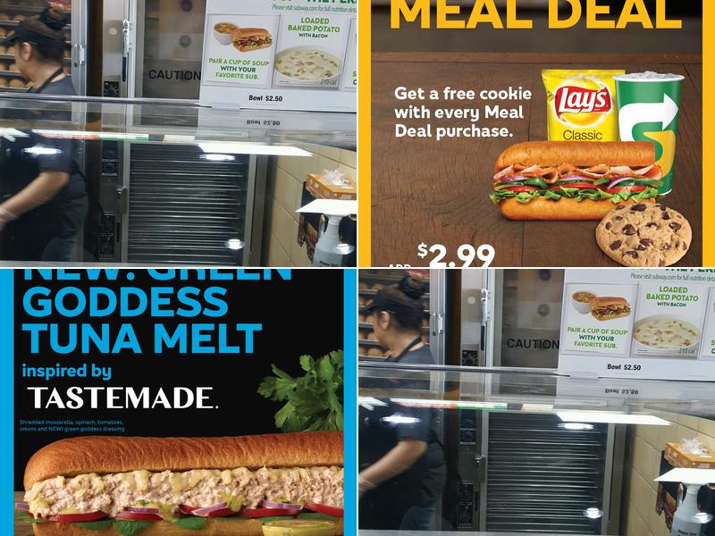 Subway Menu