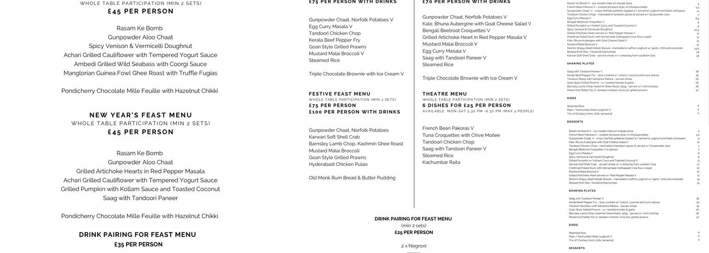 Gunpowder Tower Bridge Menu