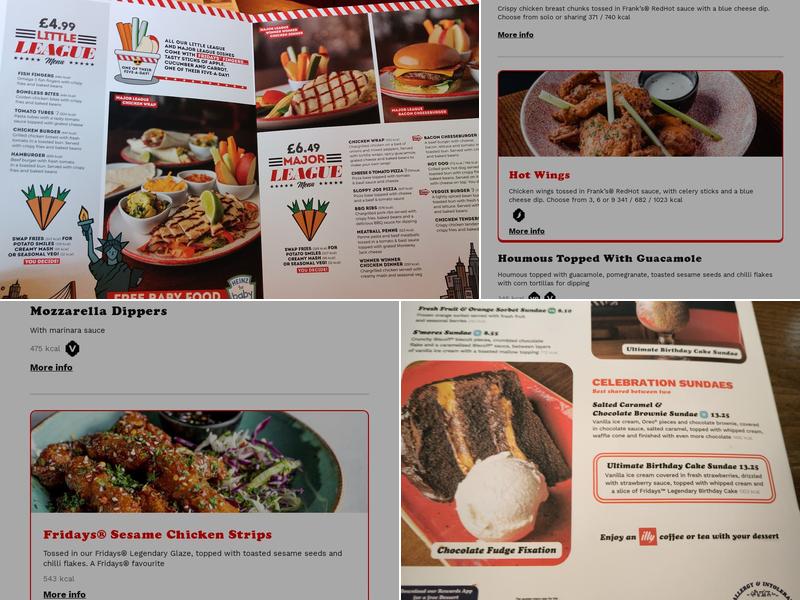 TGI Fridays - Ashton-under-Lyne Menu