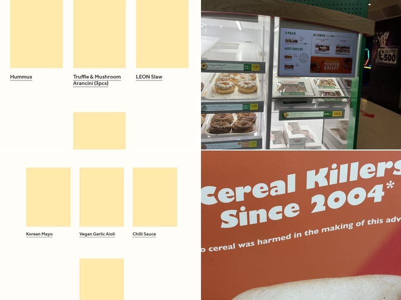 LEON Norton Canes Menu