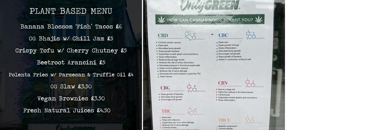 Only Green Menu