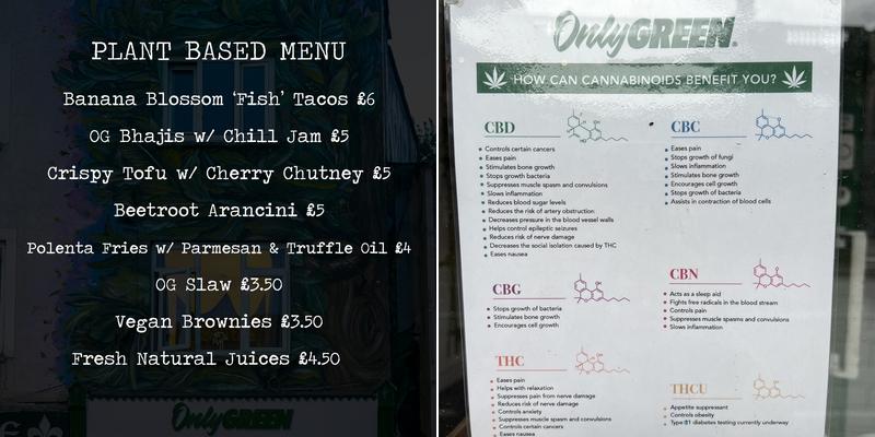 Only Green Menu