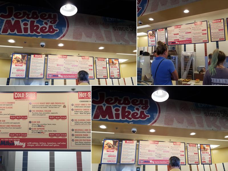 Jersey Mike's Subs Menu