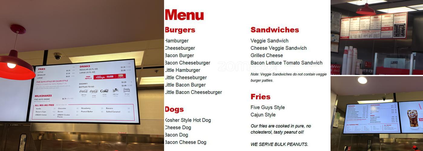 Five Guys Menu