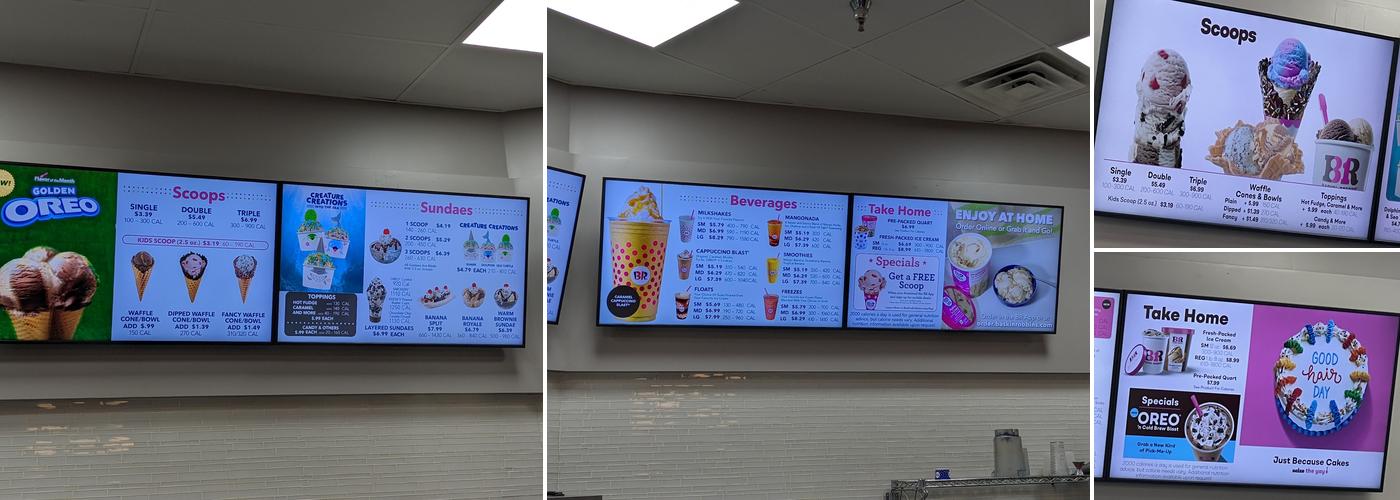 Baskin-Robbins Menu