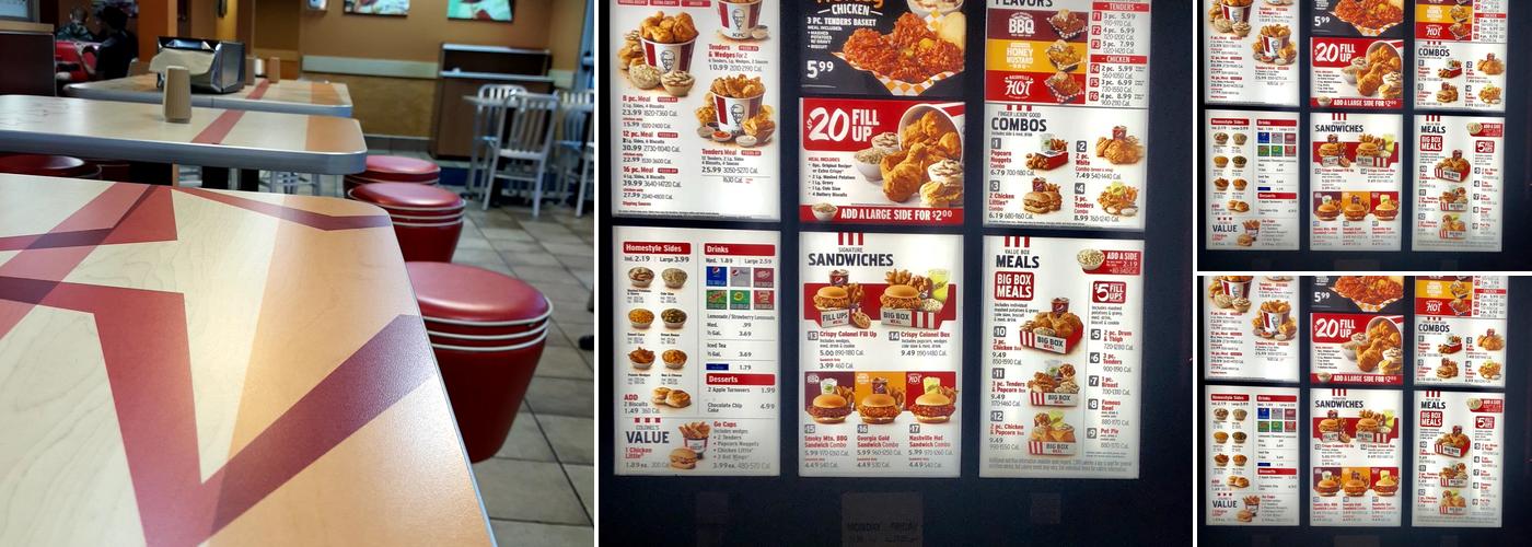 KFC Menu