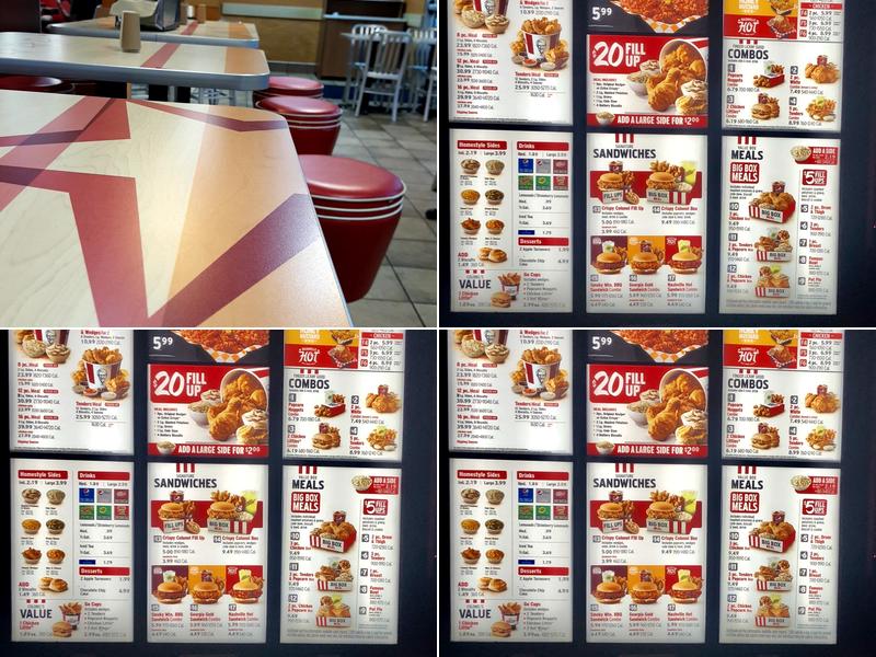 KFC Menu