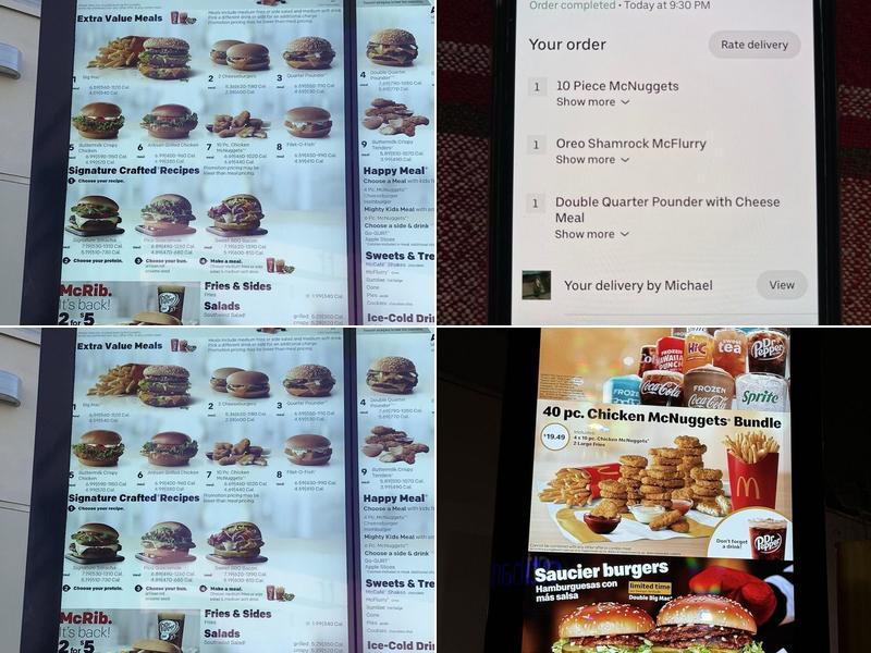 McDonald's Menu