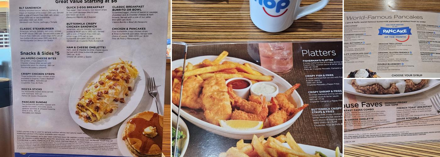 IHOP Menu