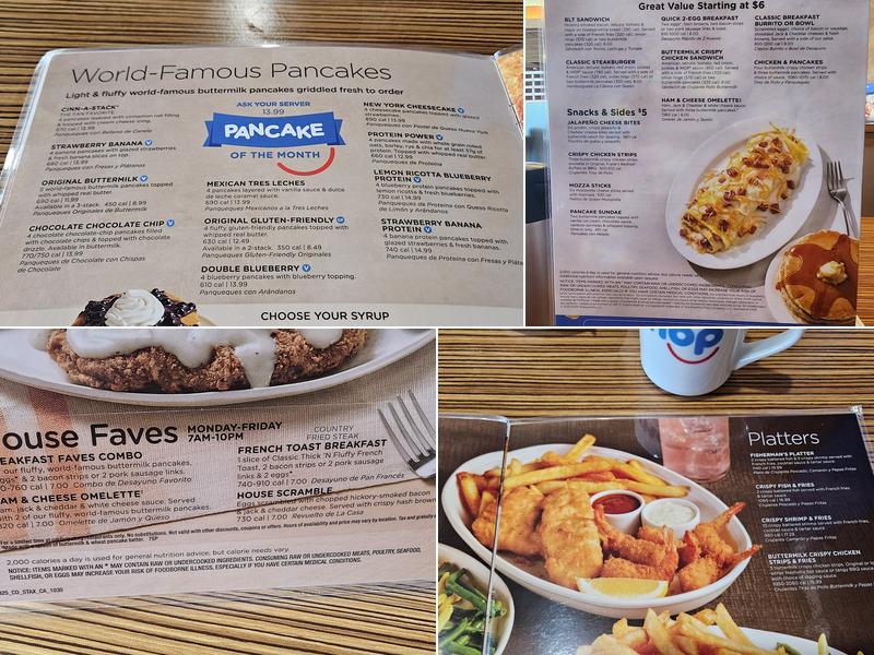 IHOP Menu