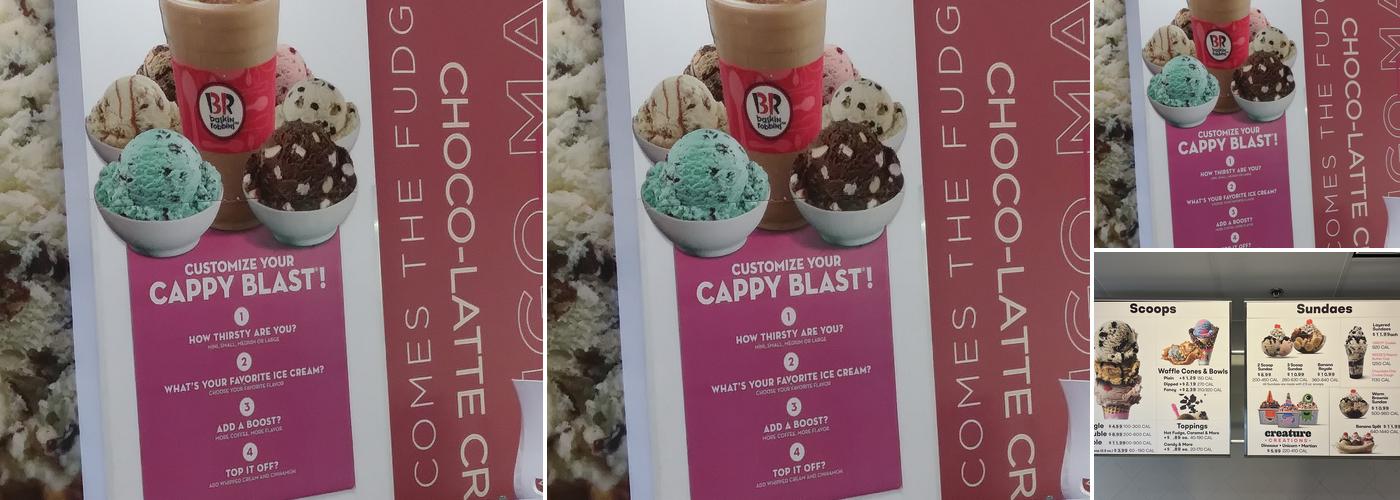 Baskin-Robbins Menu