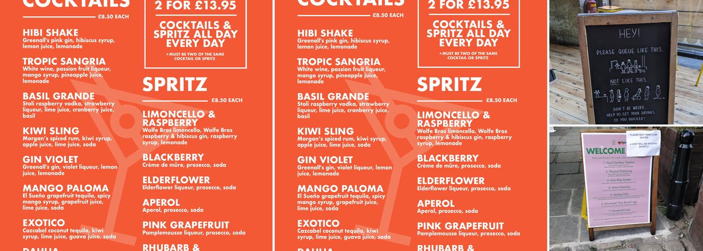 Water Lane Boathouse Menu