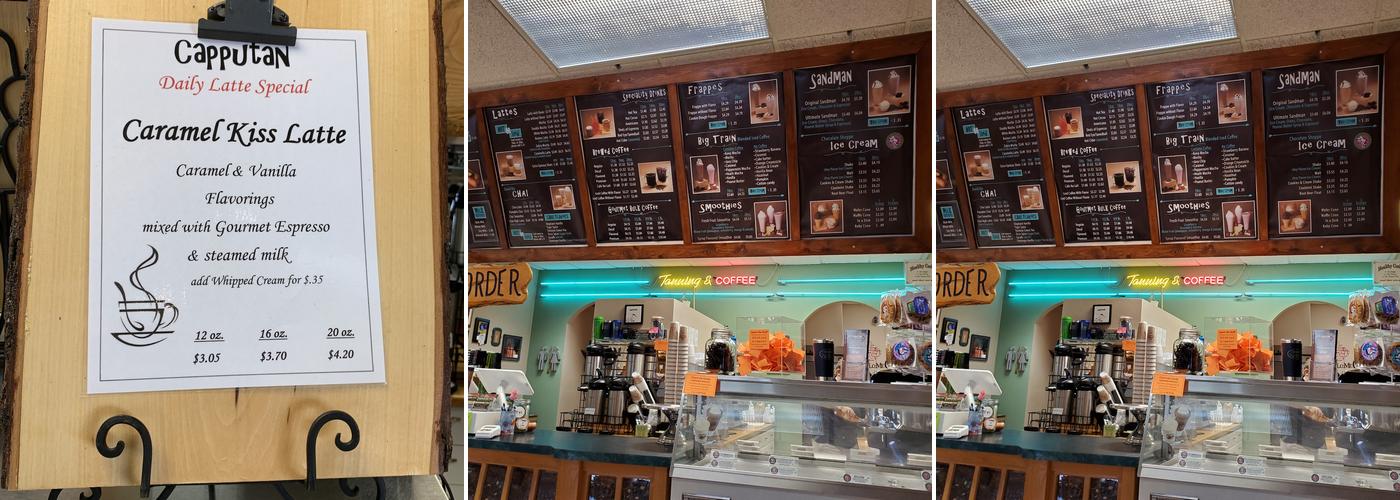 Capputan LLC Menu
