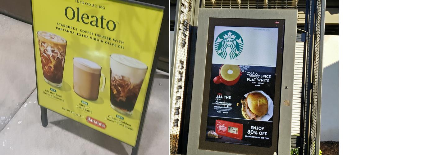 Starbucks Menu