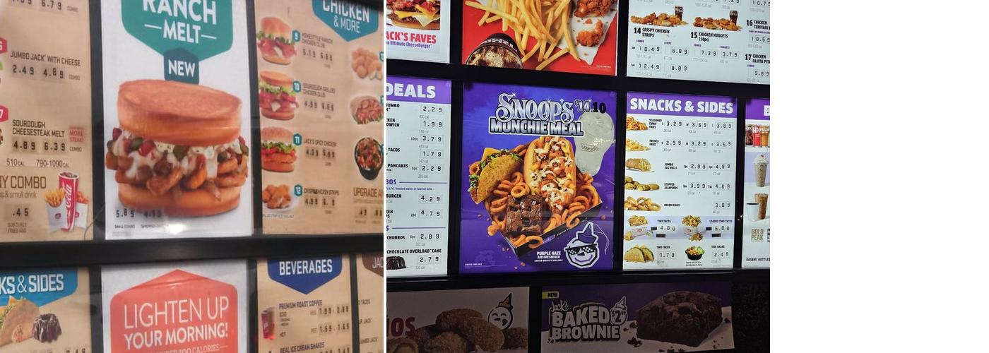 Jack In The Box Menu