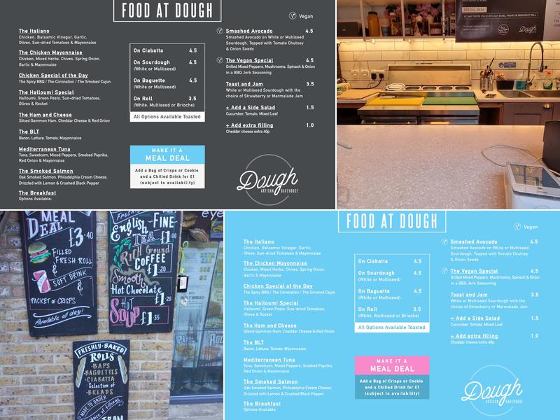 Dough Artisan Bakehouse Menu