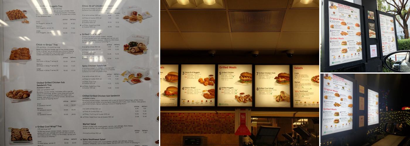 Chick-fil-A Menu