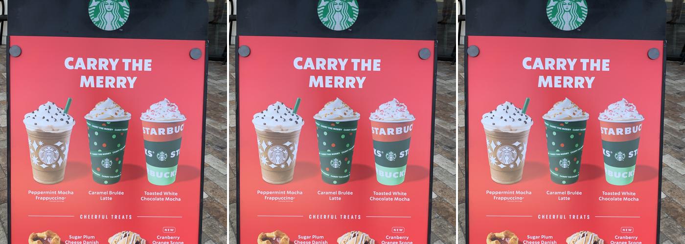 Starbucks Coffee Company Menu