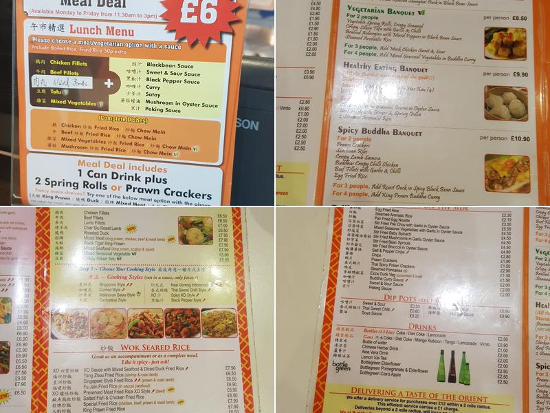 Buddha Express Menu