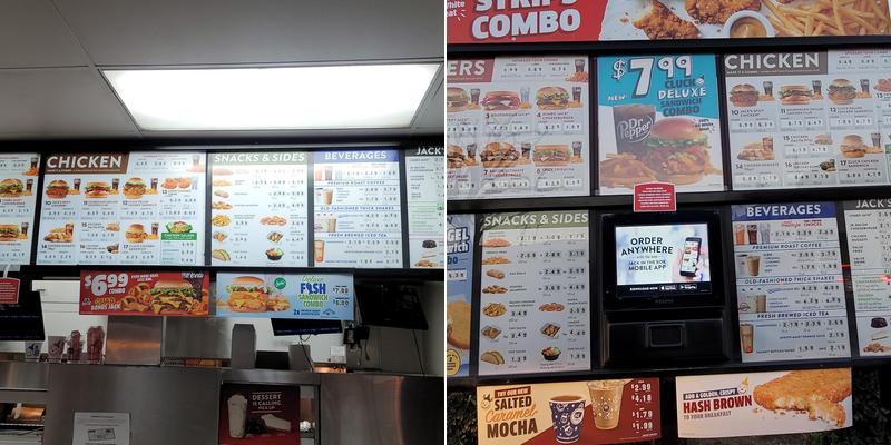 Jack In The Box Menu