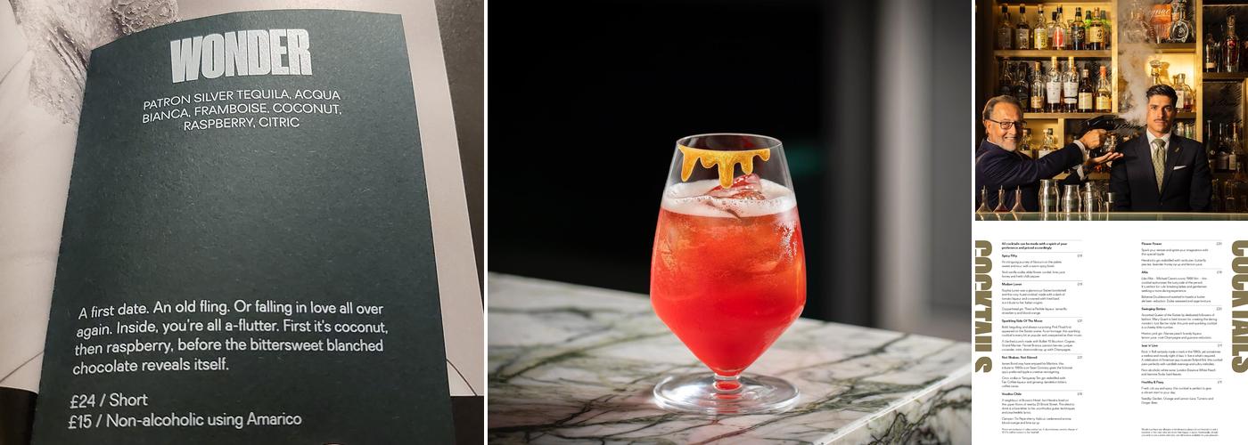 The Donovan Bar Menu