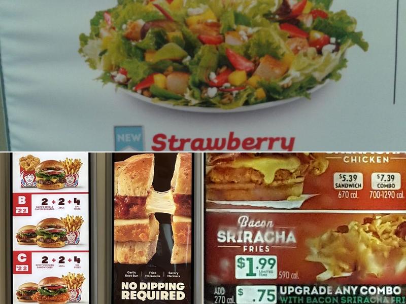 Wendy's Menu