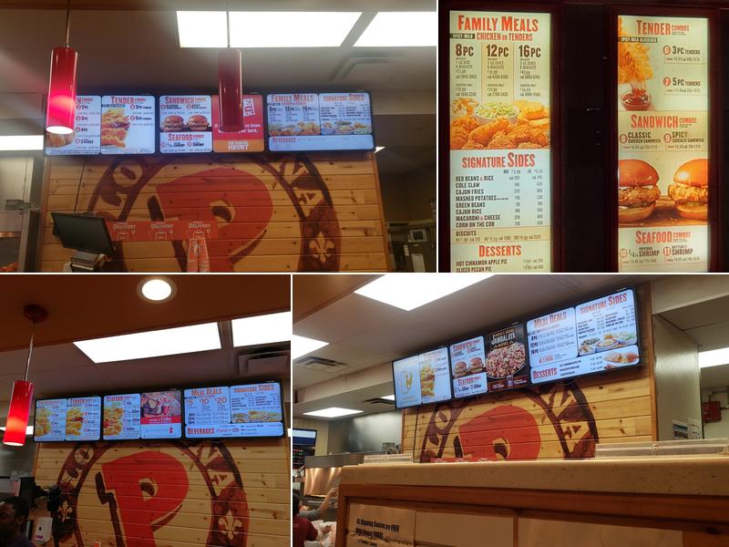 Popeyes Louisiana Kitchen Menu
