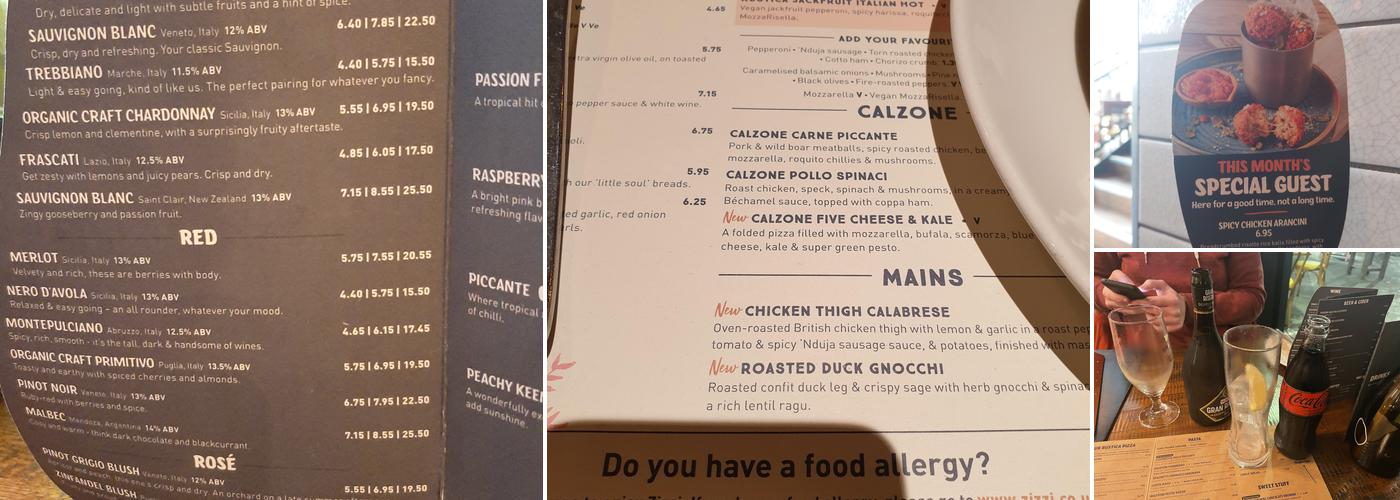 Zizzi - Aylesbury Menu