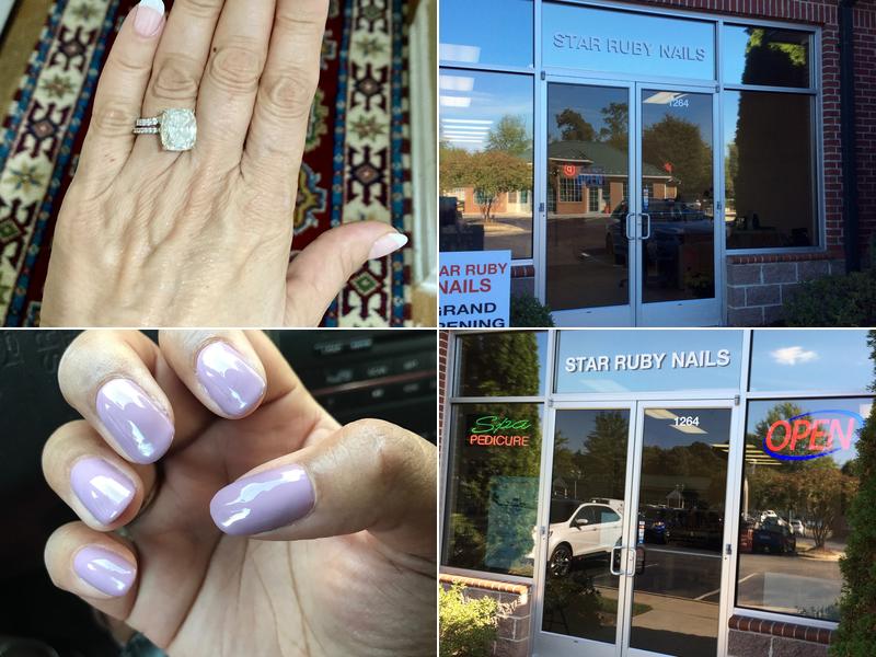 Star Ruby Nails
