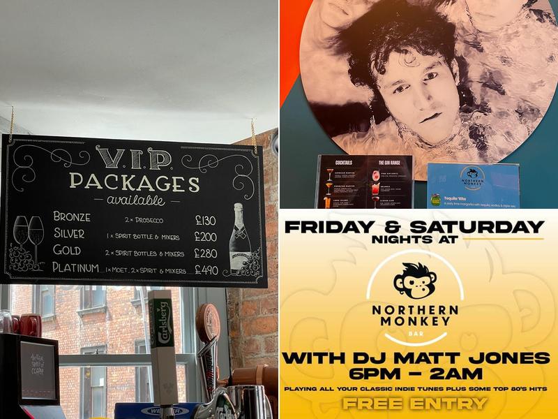 The Northern Monkey Menu