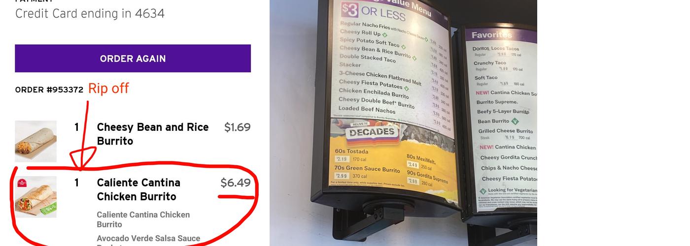 Taco Bell Menu