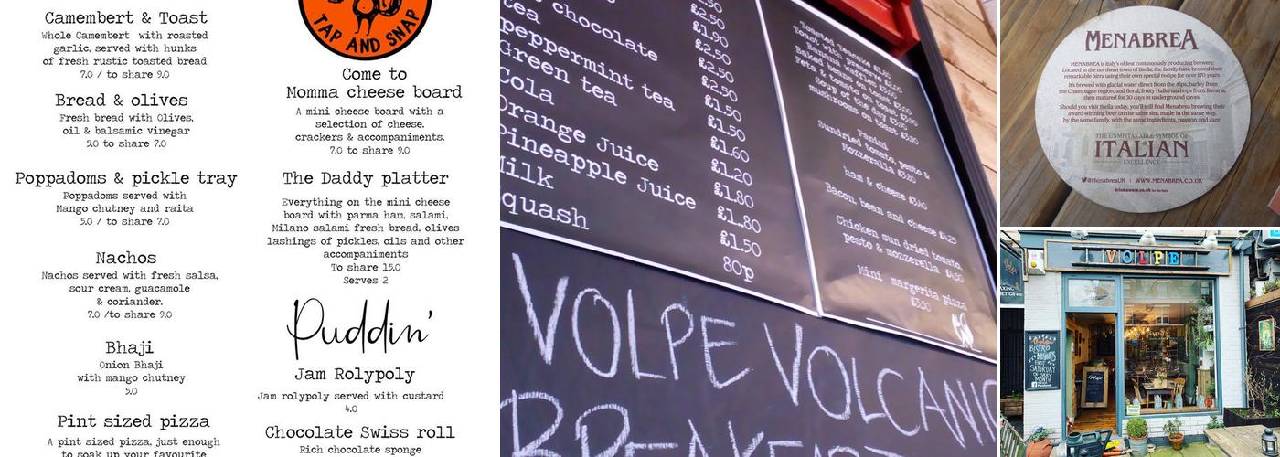 Abbeydale Tap and Snap Menu