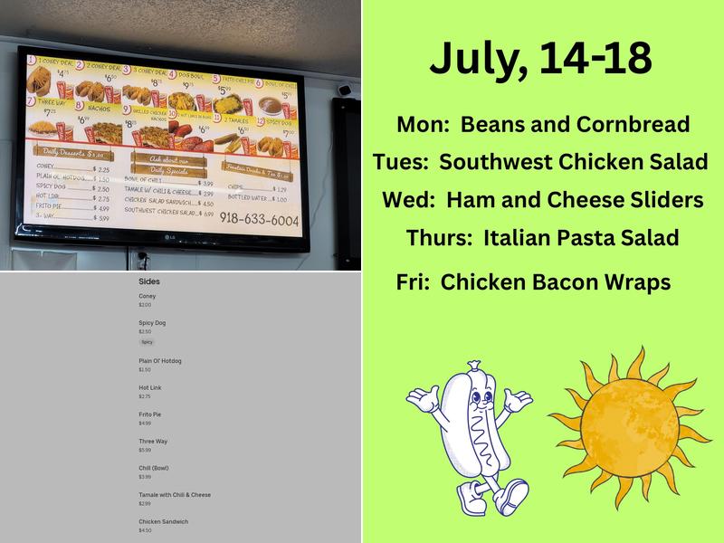 Kim’s Coney Shop Menu