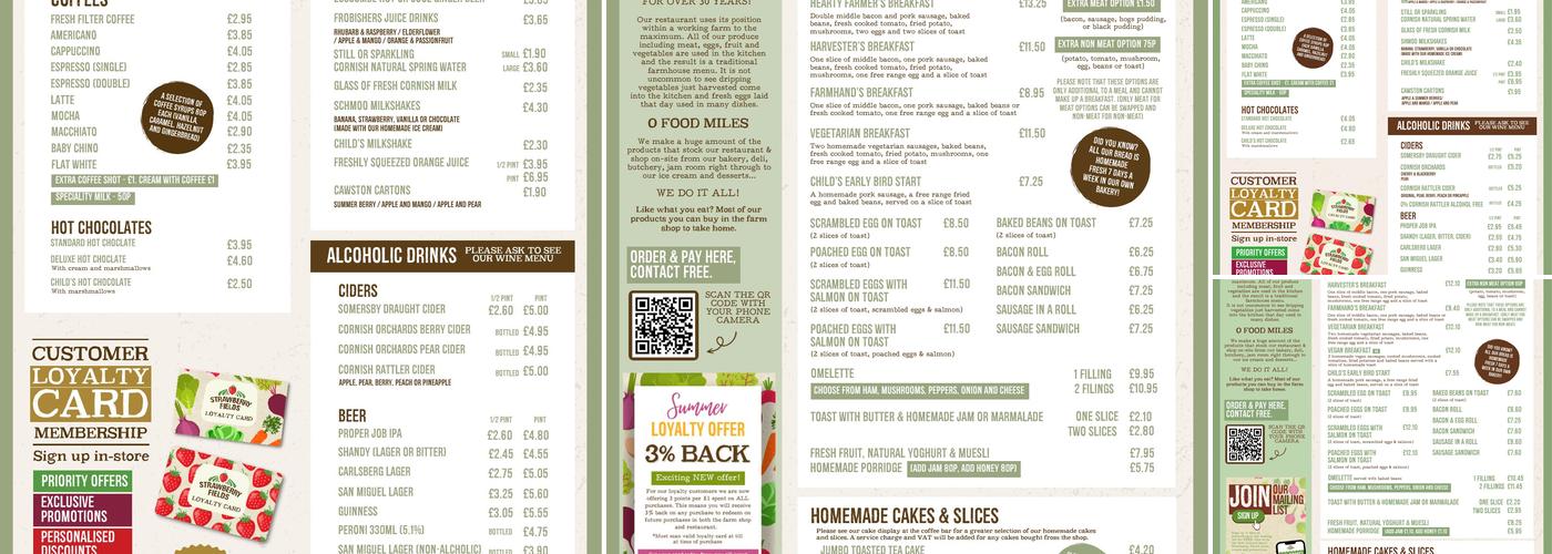 Strawberry Fields Lifton Menu