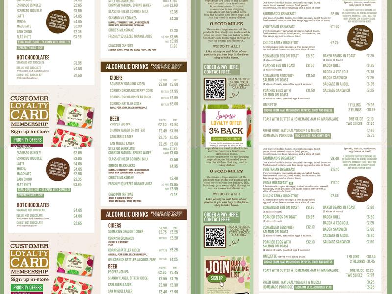 Strawberry Fields Lifton Menu