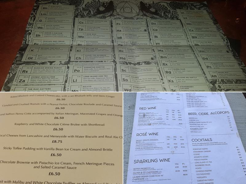 Carpathia Bar & Restaurant Menu