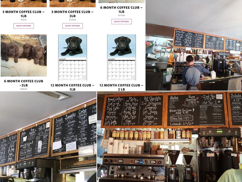 Brown Dog Coffee Company Menu