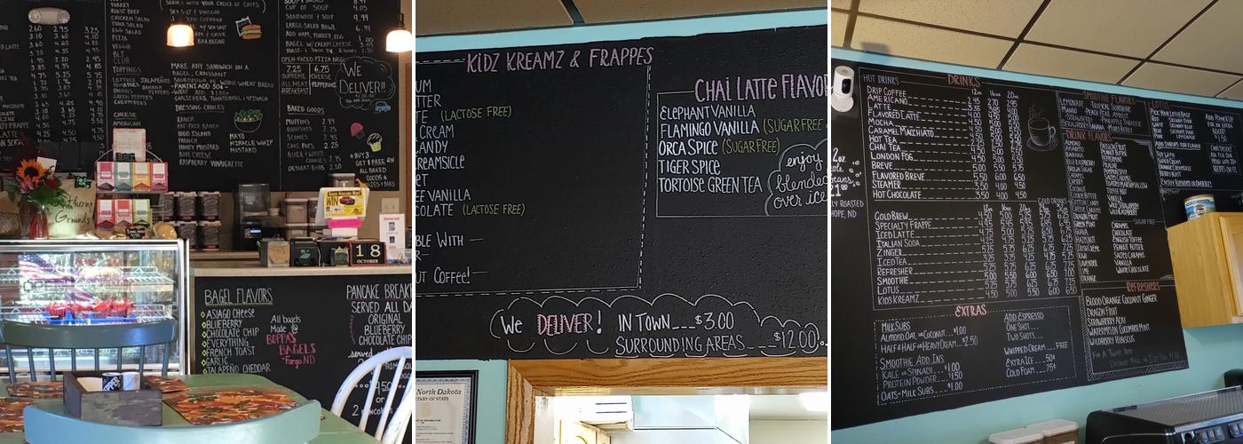 Gathering Grounds Menu